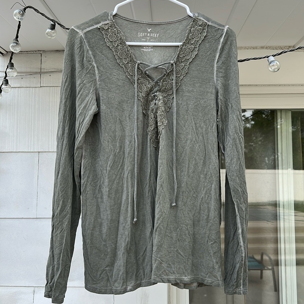 Women's Green Top